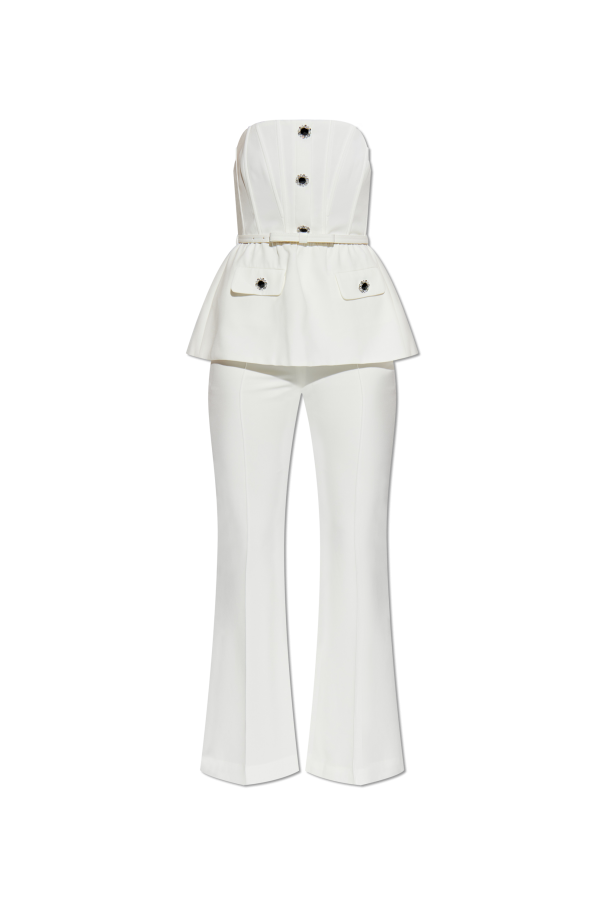 Off-the-shoulder jumpsuit od Self Portrait