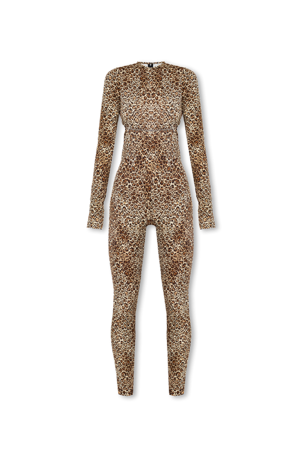 Jumpsuit with animal motif od Dsquared2