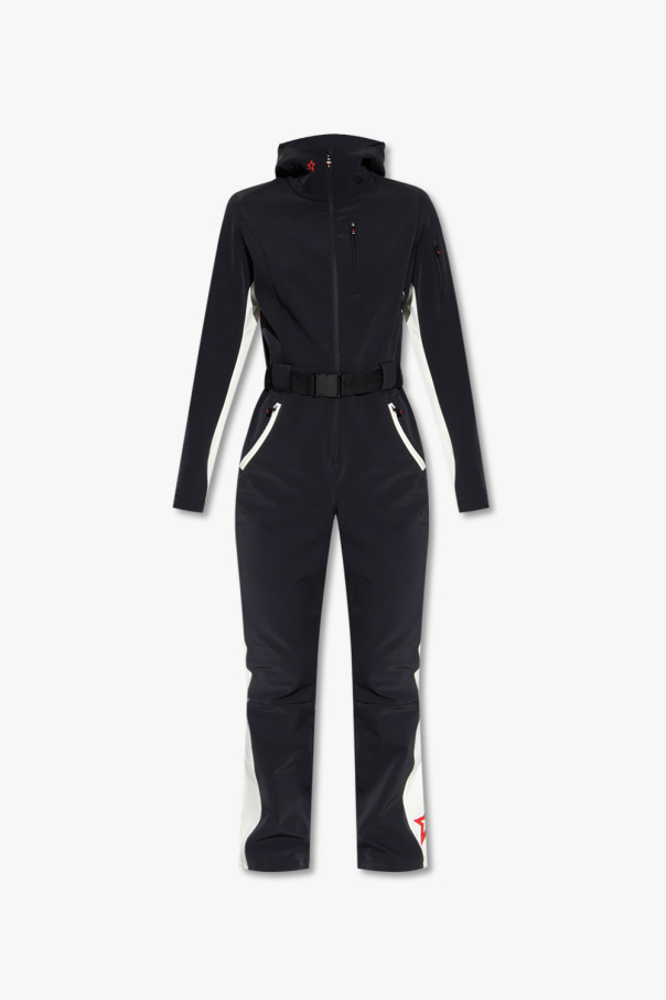 Perfect Moment BLACK Ski suit with logo