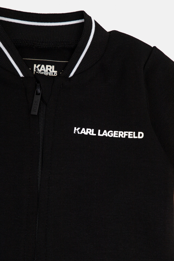 Karl Lagerfeld Kids KARL LAGERFELD KIDS PLAYSUIT WITH LOGO