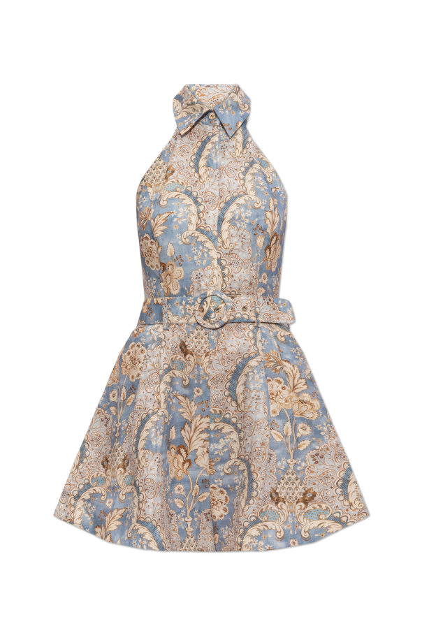 Sleeveless linen jumpsuit od Zimmermann