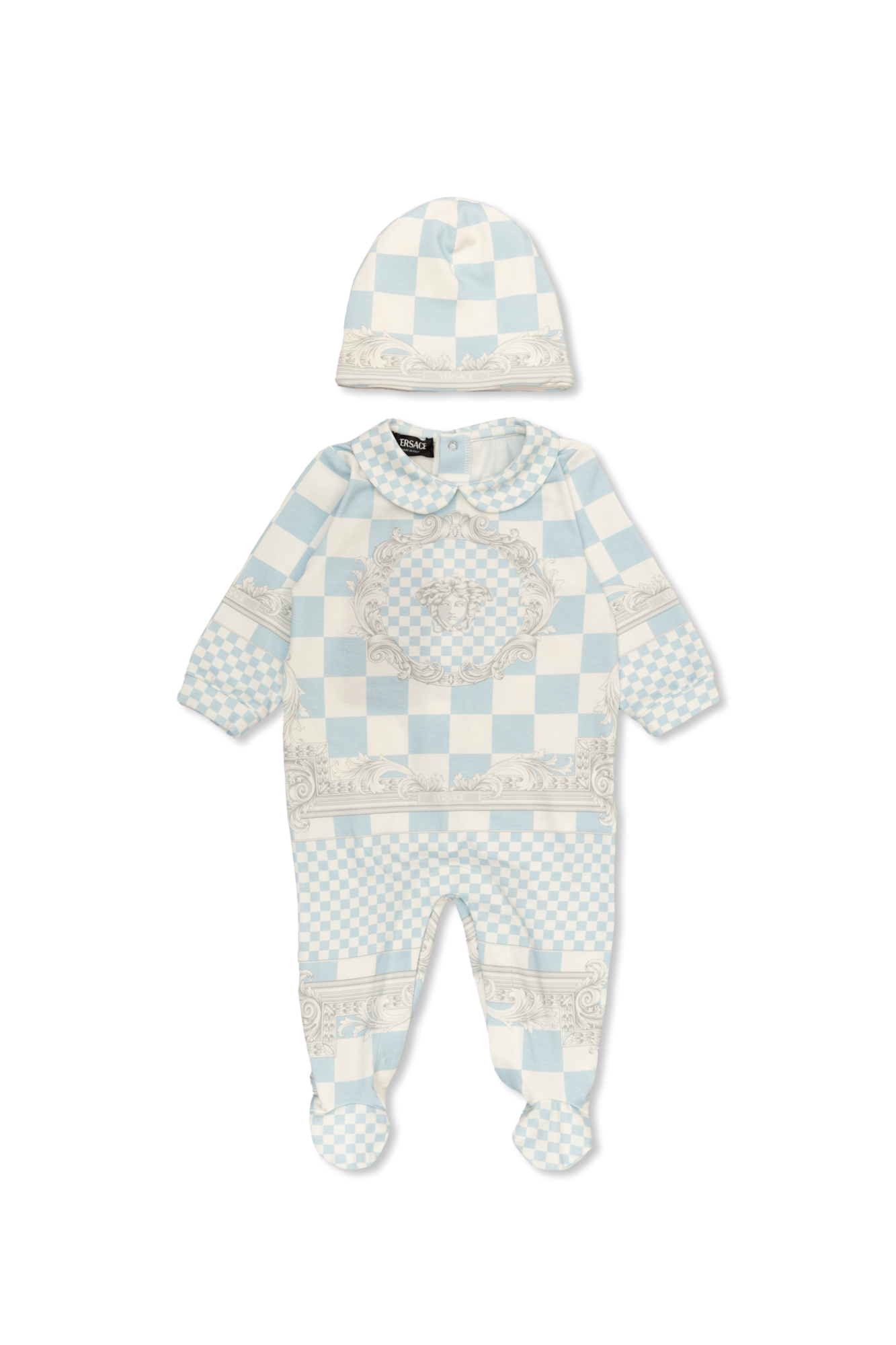 Versace Kids Set: Romper and Hat