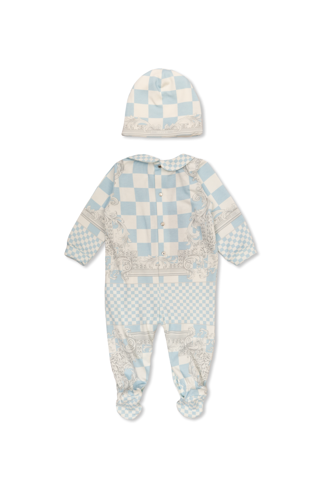 Versace Kids Set: Romper and Hat