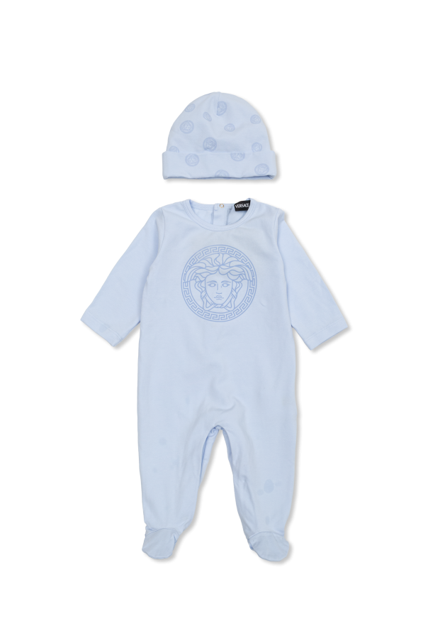 Set: baby sleepsuit, hat od Versace Kids