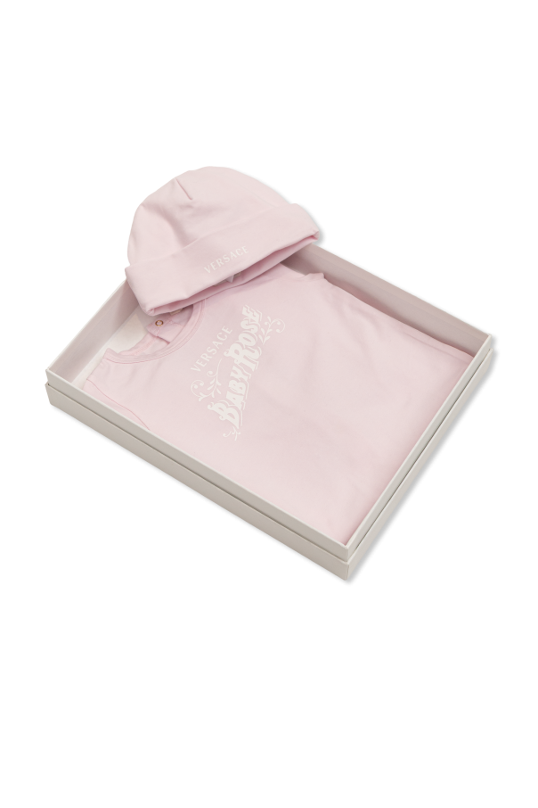 Baby sleepsuit set, hat od Versace Kids