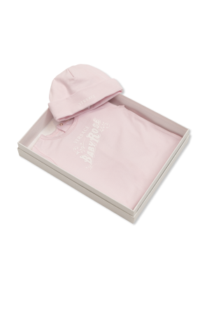 Conjunto: pelele para bebé, gorrito