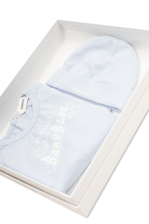 Conjunto: pelele de bebé, gorrito