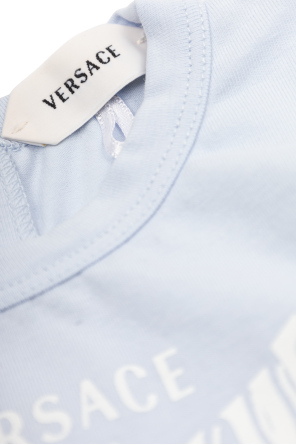 Versace Kids Infant onesie set, cap
