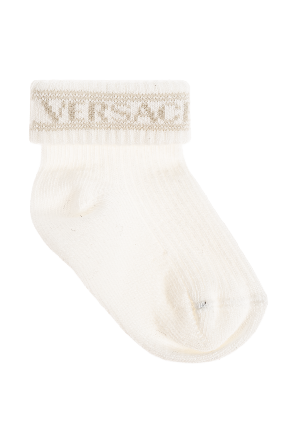 Versace Kids Paquete doble de calcetines de algodón