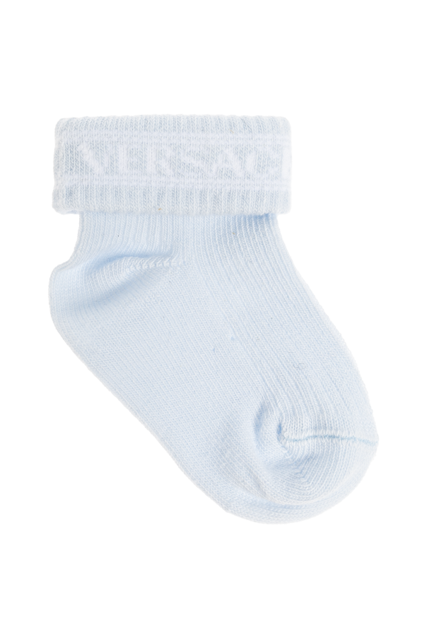 Versace Kids Paquete doble de calcetines de algodón
