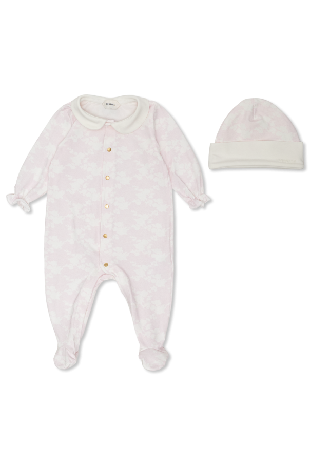 Versace Kids Baby set: sleepsuit and hat