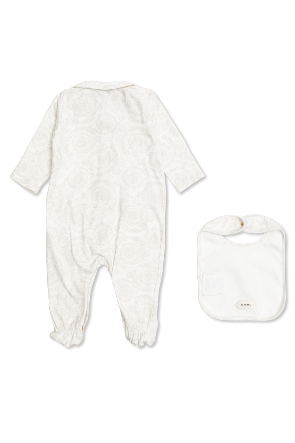 Versace Kids Conjunto de bebé: babygrow e babete