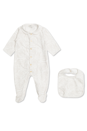 Conjunto para bebé: pelele y babero
