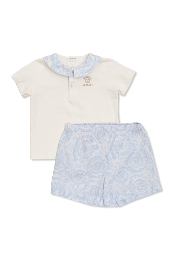 Set: polo shirt, shorts od Versace Kids