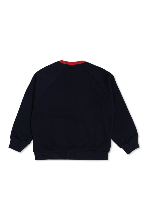Versace Kids Sudadera con logotipo estampado