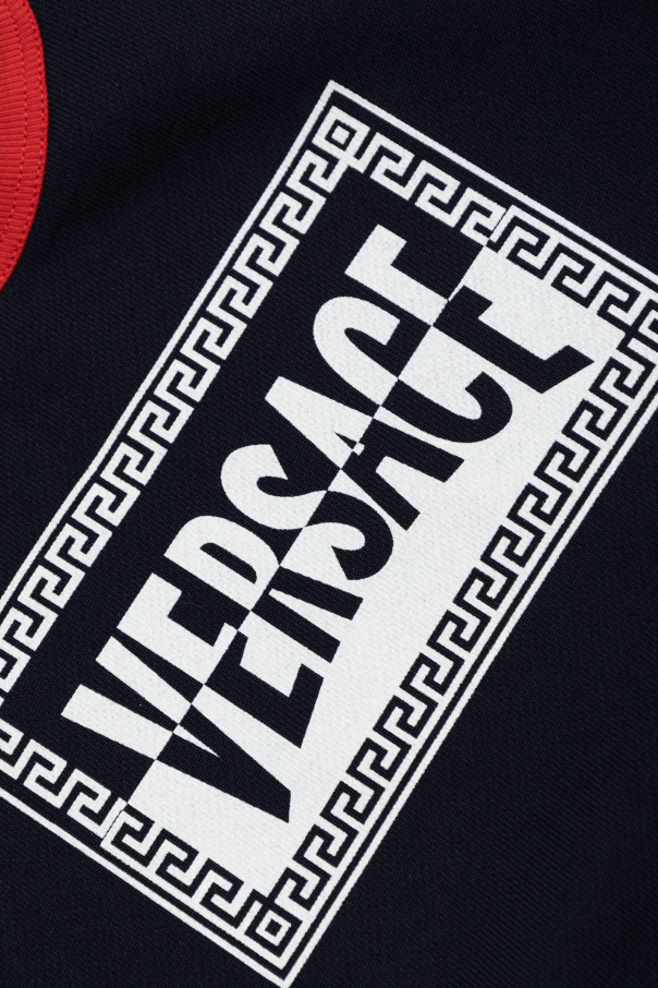Versace Kids Sudadera con logotipo estampado