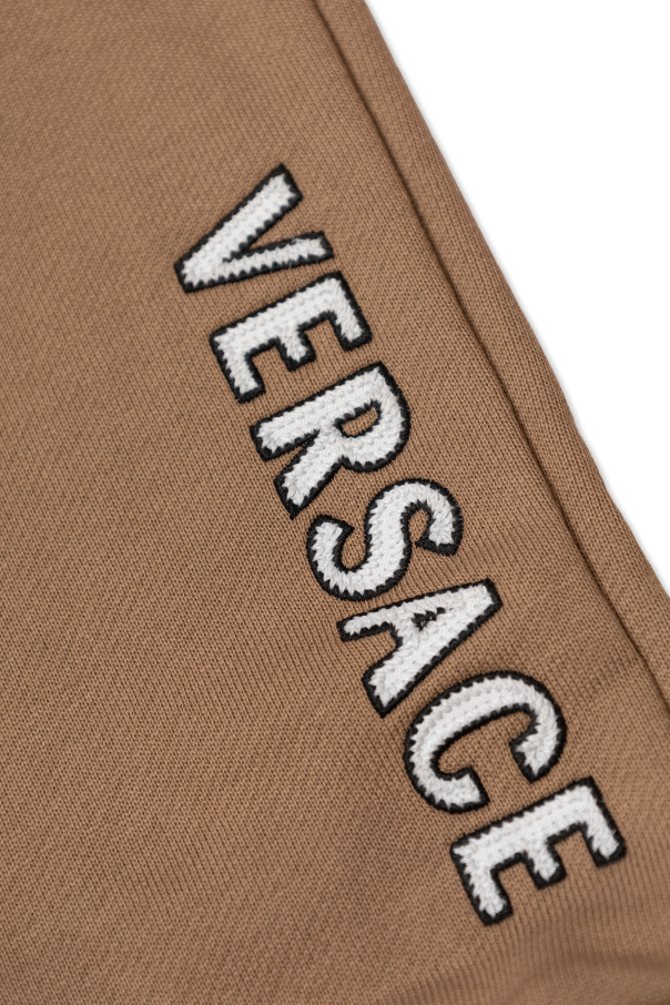 Versace Kids Sweatpants with embroidered logo