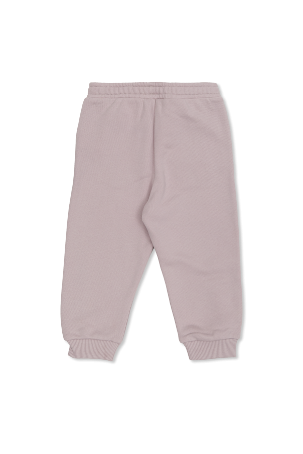 Versace Kids Pantalones de chándal con logo bordado