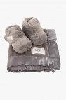 UGG Kids GREY ‘Bixbee’ booties & ‘Lovey’ blanket