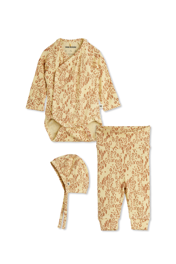 Mini Rodini Set: bodysuit and hat
