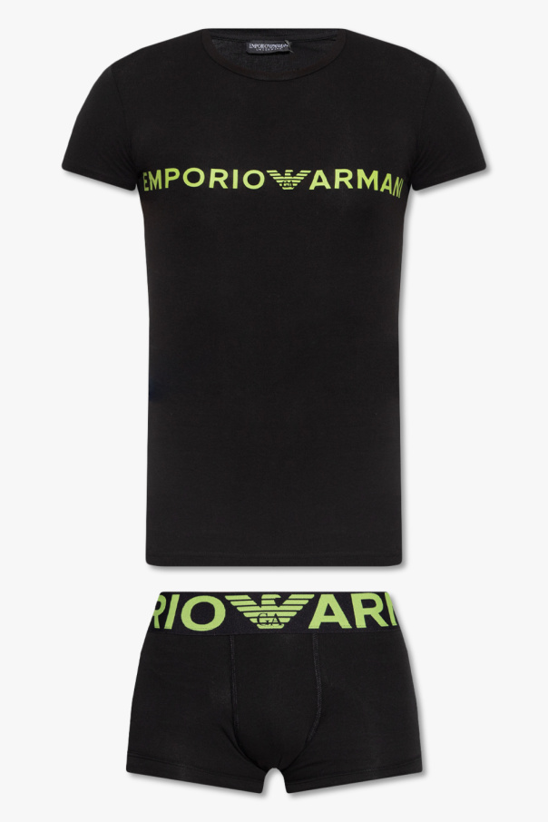 Emporio Armani sports shorts with logo ea7 emporio armani szorty