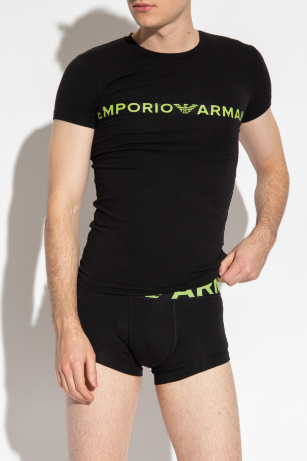 Emporio Armani sports shorts with logo ea7 emporio armani szorty