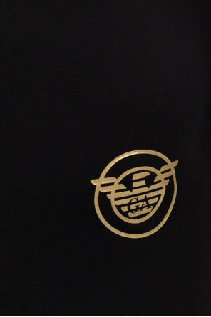 Emporio Armani Emporio Armani Kids TEEN logo-print cotton sweatshirt