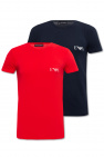 Emporio Armani MULTICOLOUR Branded T-shirt two-pack