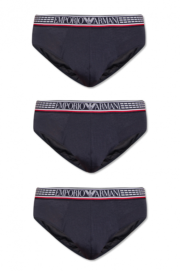 Emporio Armani Branded briefs three-pack