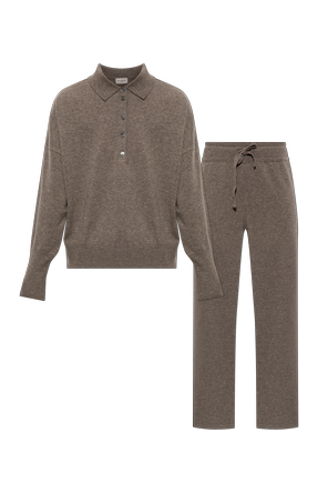 Wool set: polo and trousers