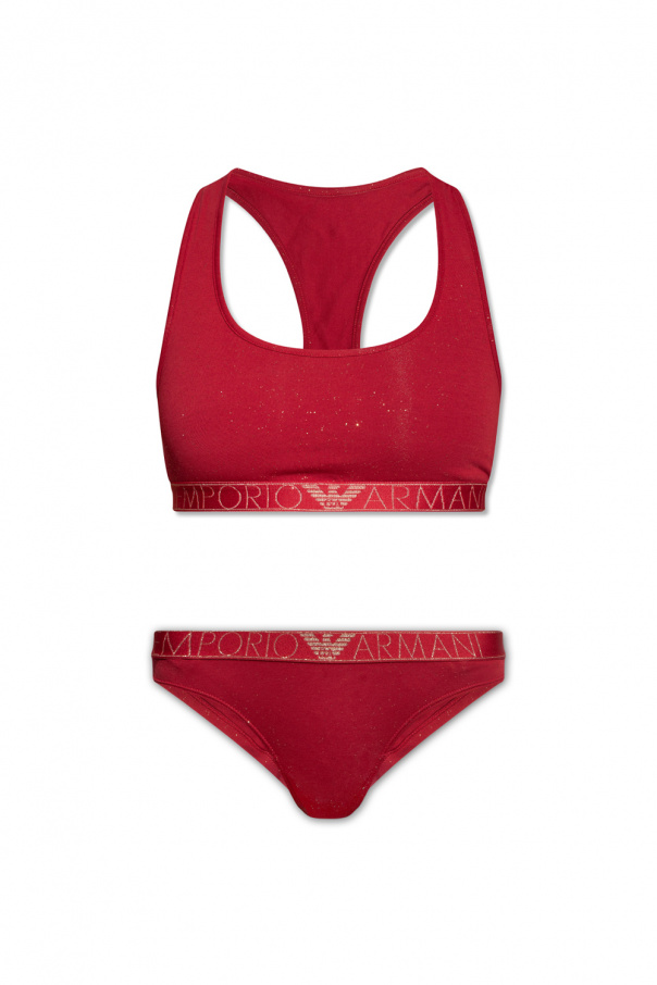 Emporio Armani Top & thong set