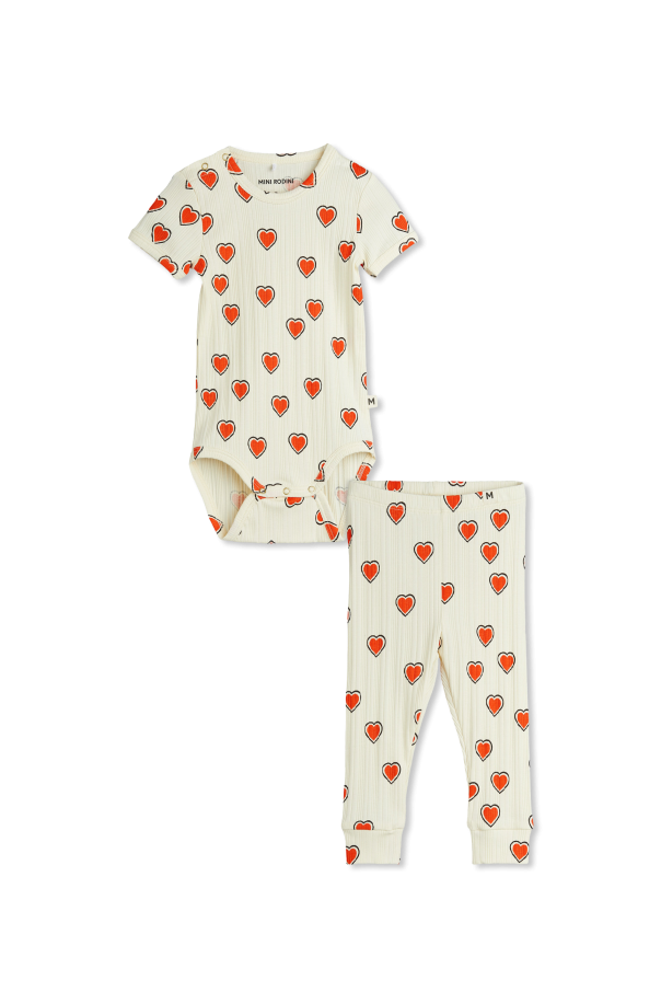 Mini Rodini Zestaw: body i legginsy