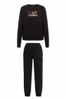 Emporio Core armani logo-embroidered colour-block jumper Sweatshirt & sweatpants set