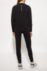 Emporio Core armani logo-embroidered colour-block jumper Sweatshirt & sweatpants set