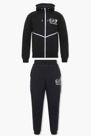 Emporio Armani quilted zip-up sweater