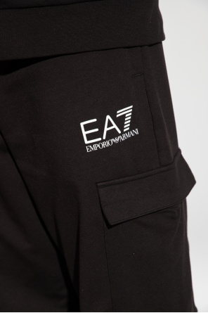 EA7 Emporio Armani print Hoodie & sweatpants set