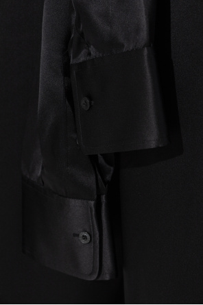 T by Alexander Wang Silk trousers with a back pleat