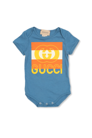 Gucci Kids Bodysuit, beanie & bib set