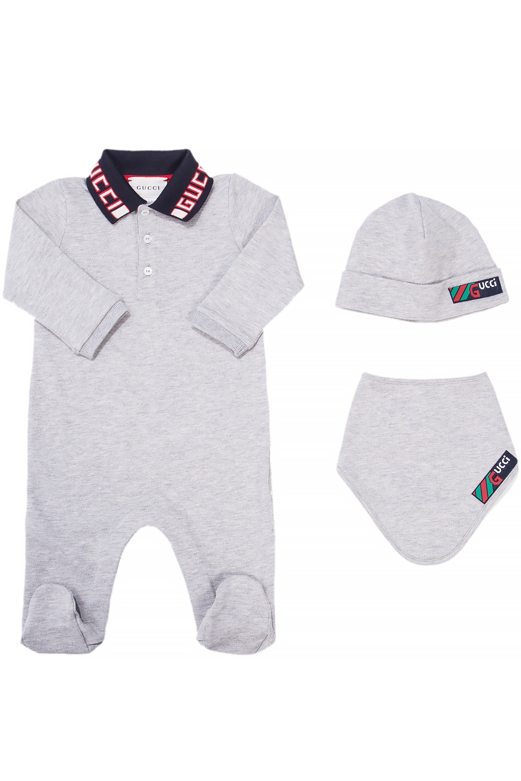 Gucci Kids Set: onesie, hat and bib | Kids's Baby (0-36 months) | Vitkac