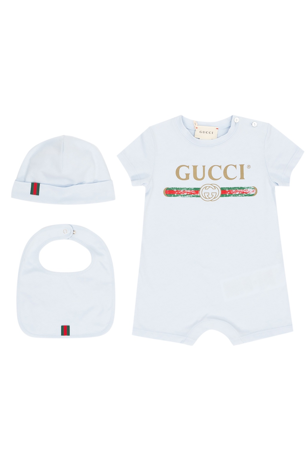 Onesie, hat and bib set Gucci Kids 