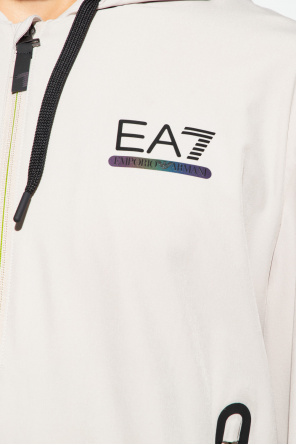 EA7 Emporio Armani Emporio Armani Kids TEEN logo-print crew neck jumper