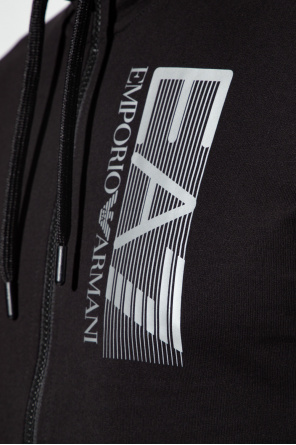 Emporio Armani logo-patch bermuda shorts Track jacket & sweatpants set