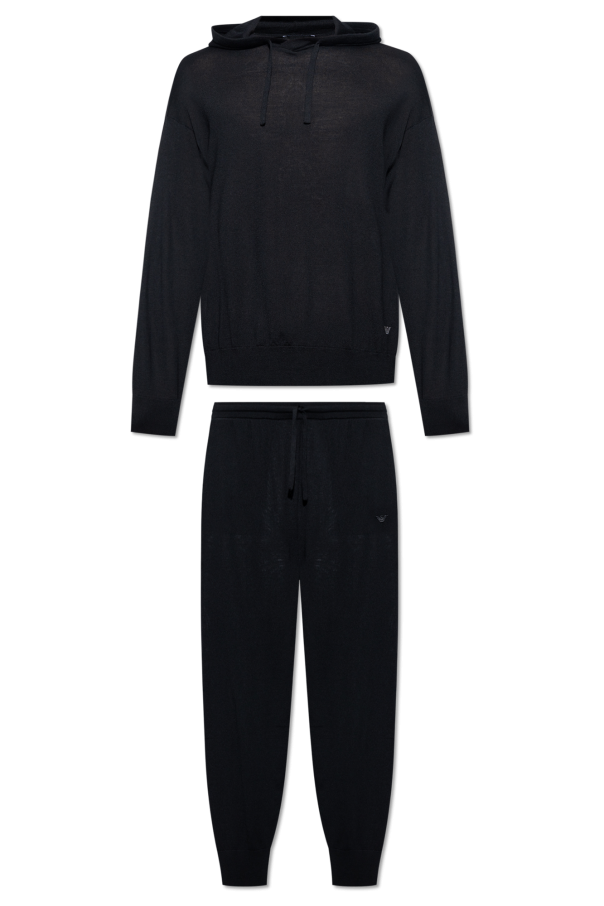 Black Hoodie and sweatpants set Emporio Armani - Vitkac GB