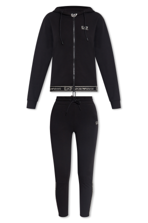 Armani Train Core logo cross body bag in black