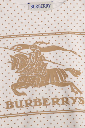 Burberry Kids Zestaw niemowlęcy: body, spodnie i śliniak