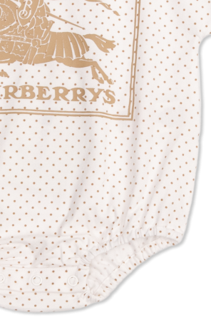 Burberry Kids Zestaw niemowlęcy: body, spodnie i śliniak