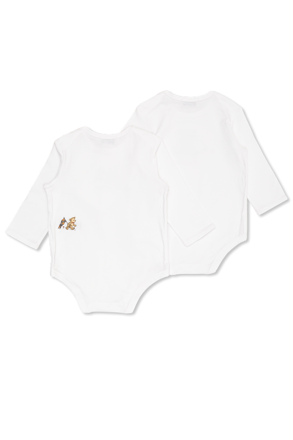 Burberry Kids Pack de dois bodies com logótipo
