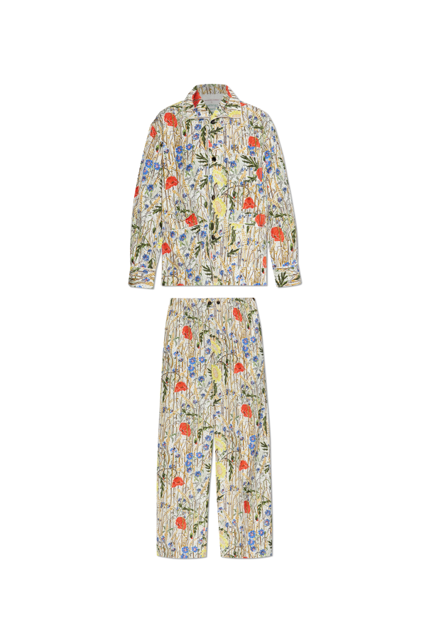 Two-piece pajama with floral motif, zdjęcie 1 Two-piece pajama with floral motif od Bottega Veneta