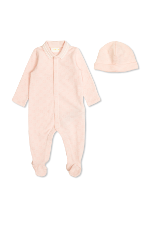 Baby sleepsuit and hat set