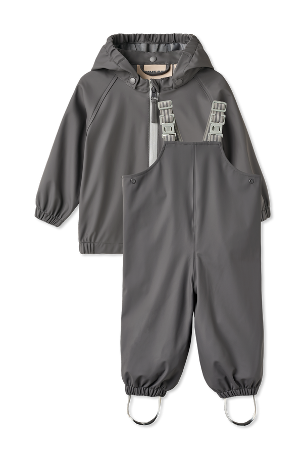 Set: jacket, bib pants od Wheat